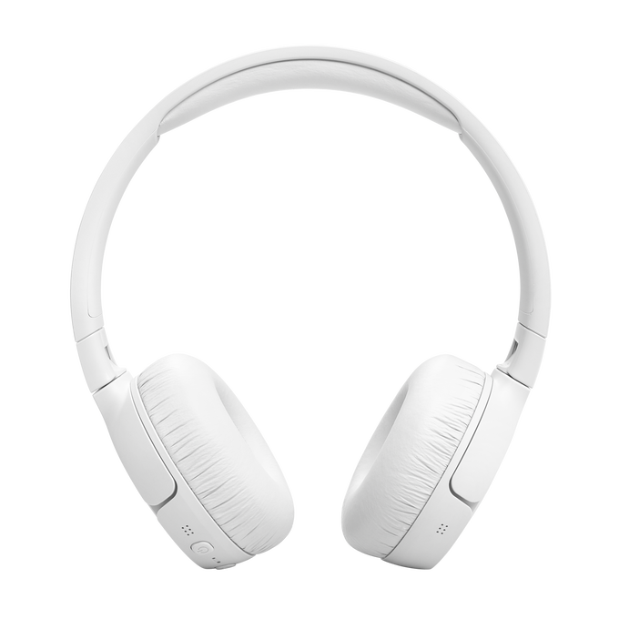 JBL Tune 670NC - White - Adaptive Noise Cancelling Wireless On-Ear Headphones - Front image number null